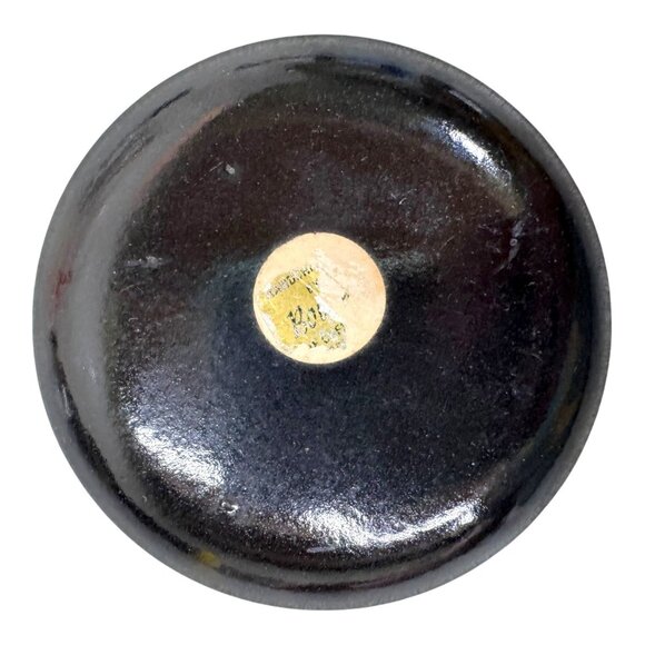 Bovano of Cheshire Dish Painted Enamel on Copper 3.5” Whale Dish Vintage Beach - Picture 2 of 3